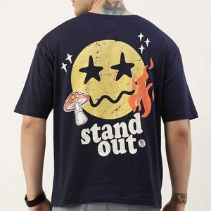 T-shirt pour homme personnalisé 100% coton, imprimé DTG, coupe ample, col rond, manches courtes, tricoté, écologique, qualité supérieure 206 - Product Image 2