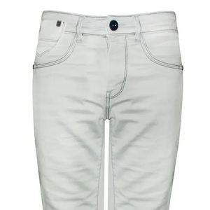 กางเกงยีนส์ทรงตรงสำหรับผู้ชายทรงคลาสสิกสไตล์ลำลองสไตล์สตรีททรงสลิมฟิตกางเกงยีนส์สีน้ำเงินซักสีสไตล์เรโทรสำหรับผู้ชาย - Product Image 4