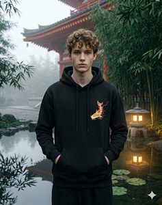 Sialkot Made Pullover Hoodie Heavyweight <b>Drop</b> Shoulder Blank Streetwear Sweatshirt High Density <b>Back</b> Graphic Placement - Product Image 3
