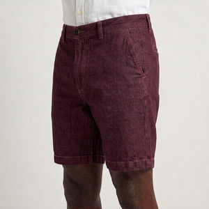 Shorts en jean pour hommes personnalisés en gros, shorts en denim noir délavé, shorts en denim avec logo personnalisé, streetwear, étiquettes USA - Product Image 4