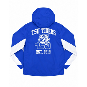 Custom Windbreaker <b>Jacket</b> <b>Men</b> Waterproof Hooded Sports Team <b>Jacket</b> <b>Lightweight</b> College Varsity Windbreaker OEM Private Label - Product Image 2