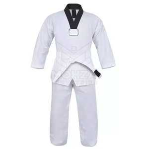 Uniforme de Taekwondo Profesional Personalizable con Logotipo Frontal, Transpirable, de Secado Rápido, 100% Algodón, para Competencia - Product Image 2