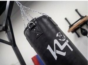 Sac de frappe KLTW INT'L K4 en cuir PU vert, robuste, pour boxe/kickboxing, remplissage de sable, hauteur réglable, écologique, pour adulte - Product Image 5