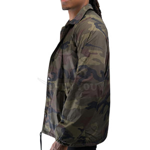 Veste coupe-vent camouflage pour homme, style tendance, respirante, couleur violette - Product Image 3