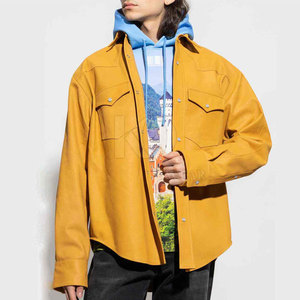 Chemises en cuir pour hommes, coupe douce, légères, respirantes, matériau de qualité supérieure, design personnalisé, confortables pour tous les jours et le soir - Product Image 2