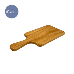Tabla de Cortar de Bambú, Forma Rectangular, Superficie Antideslizante Duradera, Fácil de Limpiar, No Tóxica, Apta para Lavavajillas, Modelo Blue Lotus Lucy - Product Image 2