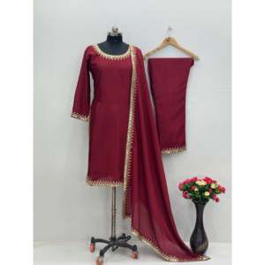 Ropa de diseñador india y pakistaní Hermosa parte superior inferior y Dupatta para ropa de fiesta - Product Image 1