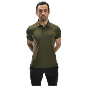 <b>Men's</b> Olive <b>Green</b> Custom Cotton <b>Polo</b> <b>Shirt</b> Short Sleeve Casual Golf Uniform Regular Fit OEM Manufacturer Wholesale Apparel Co. - Product Image 4