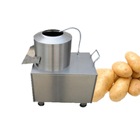Automatische multifunctionele aardappel- en groenteschiller & -snijmachine van 304 food grade roestvrij staal voor commercieel gebruik