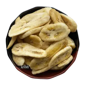 Atacado de alta qualidade 1mm fatia de banana chips textura dura natural doce saboroso lanche saudável feito no Vietnã melhor preço