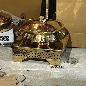 WWAH Stainless Steel Eco-Friendly Chafing Dish Lid Stand Modern Design Buffet Food Warmer for Catering Restaurant Use CHAFFER-01 - Product Image 4