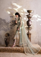 Gaun Pengantin Wanita Organza Modern India Pakistan Bordir Dupatta Panjang Reguler Anti Kusut Cepat Kering Menyerap Keringat