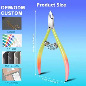 Coupe-ongles plat en acier inoxydable, lame droite, pointe acérée, durable, style simple, pour usage adulte - Product Image 2