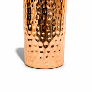 Botella de cobre martillado artesanal clásica de Indian Exports International (Cobre puro certificado) - Product Image 5