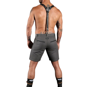 Arnés de Tirantes para Hombre de Piel de Oveja con Estampado por Transferencia Térmica, Ajuste Ajustable, Herrajes de Hebilla de Acero Premium, 4.0cm, Clásico - Product Image 3