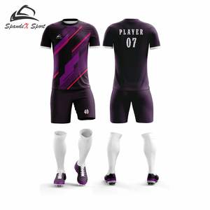 Uniformes de Fútbol Personalizados 100% Poliéster con Mangas Cortas, Diseño Sublimado, Tela Transpirable para tu Equipo, OEM ODM, CAMISETA DE FÚTBOL - Product Image 1
