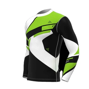 เสื้อแรชการ์ดแขนยาว ระบายอากาศ แห้งเร็ว ป้องกันแบคทีเรีย พิมพ์ลายด้วยเทคนิคการถ่ายเทความร้อน ผลิตจากโพลีเอสเตอร์และไนลอน สำหรับผู้ใหญ่ ใส่ได้ทั้งชายและหญิง - Product Image 5