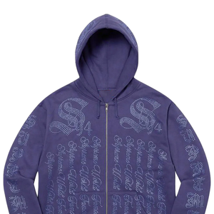 Meilleures ventes : Nouveauté Hiver 2026 – Sweats à capuche zippés intégraux en polaire épaisse pour hommes, à prix abordables, avec strass - Product Image 4