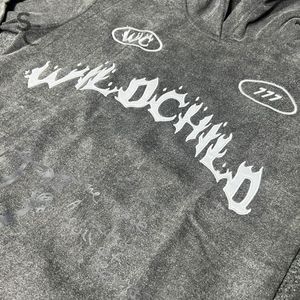 Survêtement d'hiver à capuche de haute qualité, effet délavé, en molleton 100% coton, style streetwear unisexe, service OEM - Product Image 4