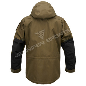 Veste de pêche et de chasse pour homme, best-seller, personnalisée, haute qualité, imperméable, 100% tissu en velours côtelé, isolée, pour l'automne et l'hiver - Product Image 2