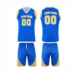 Shorts de basket-ball personnalisés en gros, uniformes grande taille respirants à séchage rapide, avec logo et numéro d'équipe personnalisés, vêtements de sport OEM - Product Image 3
