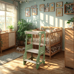 Muebles para el Hogar, Material Duradero y Seguro, Madera Contrachapada de Pino Americano con Bordes Lisos, Librería para Sala de Estar, Estante para Niños - Product Image 1
