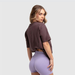 Camisetas de Mujer de Color Sólido en Oferta, Tallas Grandes, Otoño 2025, Nuevo Estilo, Transpirables, de Secado Rápido, Manga Corta, Personalizadas 100% - Product Image 4