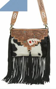 Sac bandoulière en cuir de vachette de qualité supérieure pour femme avec franges |   Sac à main de style occidental Inde 2026 Qualité export Premium Pro - Product Image 4