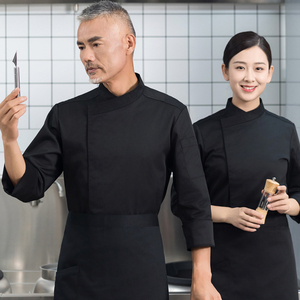 Chaqueta de Chef de Manga Larga para Hombres y Mujeres, Uniforme de Cocina para Restaurante, Panadería, Cafetería, Catering - Product Image 5