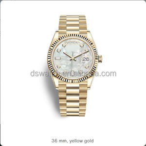 Reloj automático Moissanite de lujo para hombre, esfera con puntero, pantalla de acero inoxidable 904L, diseño de buzo deportivo, servicio OEM ODM disponible - Product Image 1