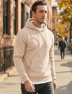Men Hoodies High Quality Polyester/Cotton V-neck Regular Fit Sporty Waterproof Blank <b>Thick</b> <b>Fleece</b> Heavy Weight Oversized Digital - Product Image 5