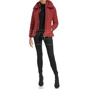 Double-Style Winter Puffer Jacket with Hood Full Zip <b>Long</b> <b>Coat</b> with Wool Lining and Cotton Filling Warm with Pockets - Product Image 4