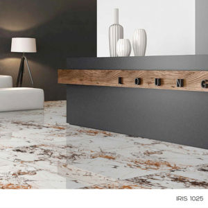 Carreaux de porcelaine design luxe, surface irisée, 60x120cm, 600x1200mm, format 24x48, pour décoration murale et de sol intérieure moderne. - Product Image 1