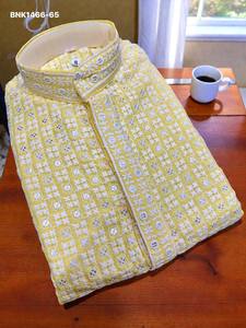 Coton de la meilleure qualité avec broderie Lucknowi Chickankari, poche d'un côté, collection de kurta-pyjama prêts-à-porter, fabricant de Surat. - Product Image 3