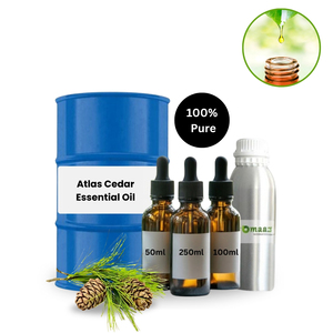 Huile essentielle de cèdre d'Atlas 100% pure, distillée à la vapeur, pour tous types de peau - Product Image 4