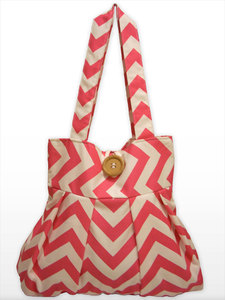 Sac à main pour femme à motif géométrique, taille moyenne, fermeture à bouton, sac de shopping pour usage quotidien, matériau textile - Product Image 2