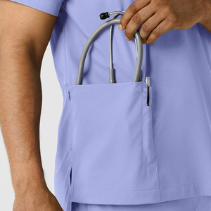 Nursing Uniforms For Men And Women Surgical Scrub <b>Set</b> Dental Easy Stretch Clinical Sanitary Outfit For <b>Doctors</b> And Nurses - Product Image 5
