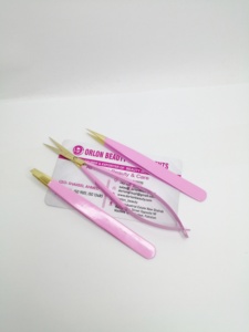 Prix de gros, pince à épiler sourcils personnalisable en couleur, logo sur mesure, pince à épiler sourcils biseautée et pointue avec ciseaux à ressort pour cils/sourcils - Product Image 6