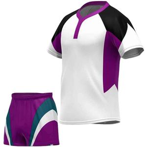 Uniforme de Rugby para Hombre, Sublimado, Antiarrugas, Protección UV, Ropa Deportiva de Verano, Secado Rápido, Tela de Poliéster Resistente al Viento, Venta al Por Mayor - Product Image 3