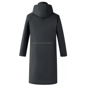 Veste de pluie pour homme grande taille, respirante, vêtements de sport et de plein air, col montant, fourrure de mouton tissée, pour la saison d'automne - Product Image 2
