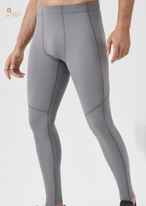 Leggings pour hommes, taille élastique, légers, de haute qualité, pour la salle de sport, résistants à l'eau, respirants, séchage rapide - Product Image 2