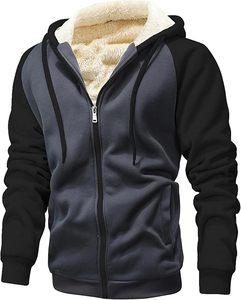Pull à capuche unisexe en polaire élégant pour homme, respirant, coupe-vent, 100 % coton, uni, teint numérique, écologique - Product Image 6
