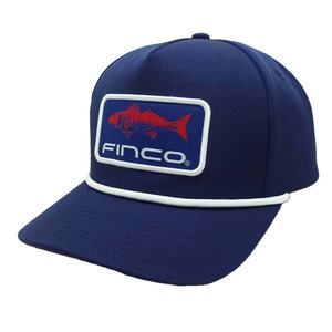 Sombreros de cuerda, de 5 paneles gorras de béisbol, parches tejidos estructurados, ala ligeramente curvada, cierre Snapback ajustable para pesca, senderismo, OEM - Product Image 3