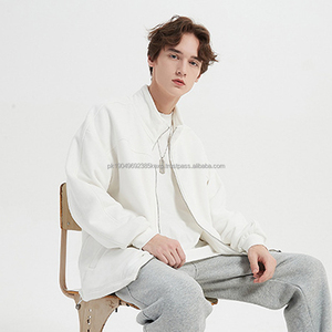 Nouveau produit 2021 Veste de sport décontractée en polaire d'hiver chaude et confortable avec fermeture éclair et col montant pour homme - Product Image 4