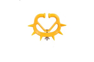 Anneau nasal en plastique jaune pour le sevrage des veaux, modèle vétérinaire MSP-600, marque personnalisée pour la gestion des veaux et des bovins - Product Image 6