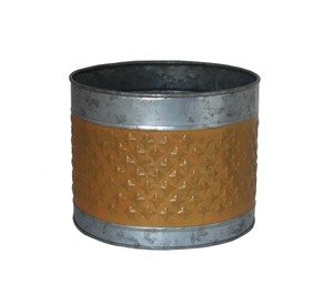 Premium Quality Decorative Iron <b>Pot</b> with Stylish Finish <b>for</b> Home Garden Floral Decoration - Product Image 3