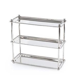 Support à pâtisserie en acier inoxydable exclusif de fabrication OEM pour la présentation de desserts design, créant un look professionnel. - Product Image 6