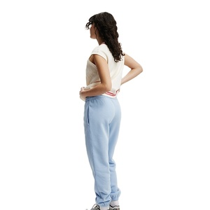 Jogging pour femmes en molleton de coton épais, respirant, avec poches latérales personnalisées, design ample, taille élastique, idéal pour l'hiver - Product Image 6