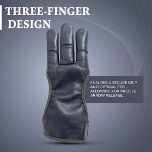 Fabricant professionnel de gants de tir à l'arc en cuir personnalisés, amovibles, pour tir à l'arc et à la flèche - Product Image 2