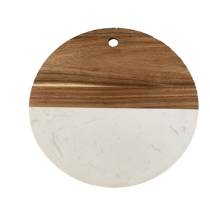 Tabla de cortar de madera y mármol, últimas piezas, artesanías creativas, tabla de cortar de madera natural y mármol a precio económico - Product Image 6